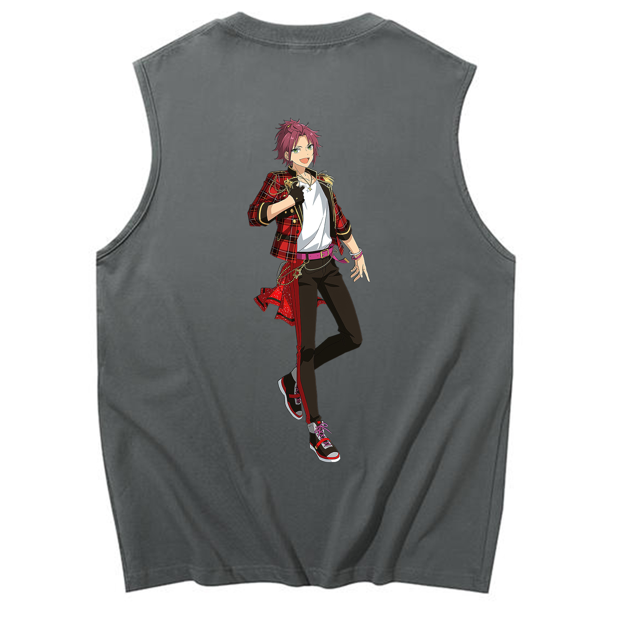（画像用） あんさんぶるスターズ! Ensemble Stars コットン100％タンクトップ（背面プリント）